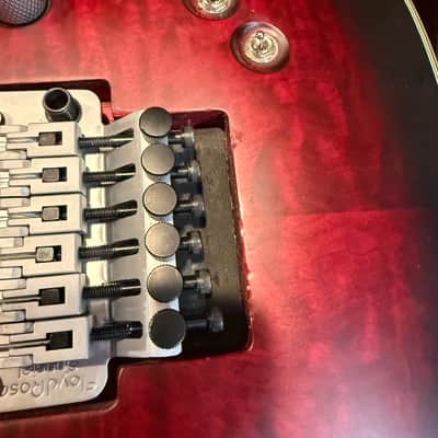 Schecter C-1 Platinum FR S Sustainiac 2017 - 2021 - Crimson Red Burst Satin image 11
