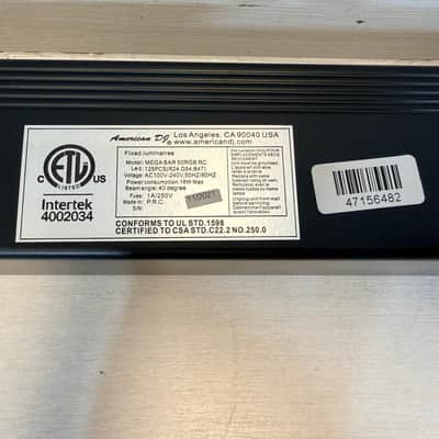 American DJ ADJ Mega Bar 50RGB RC LED DMX Stage Light 2021 image 3