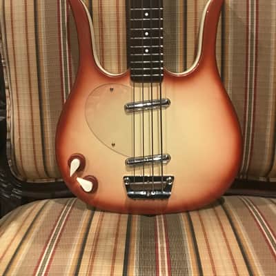 Lefty D’Anelectro Long Horn 2015 Brown Sunburst Gloss image 1