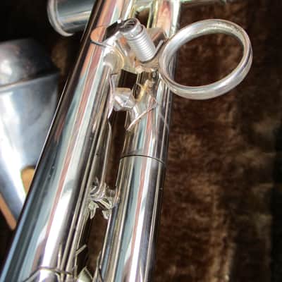 Bach 37 Bb Trumpet 1984 1st & 3rd Valve Triggers - Silver image 14