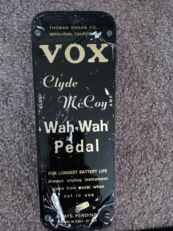 Vox Clyde McCoy Wah-Wah 1967 - Black / Chrome image 1