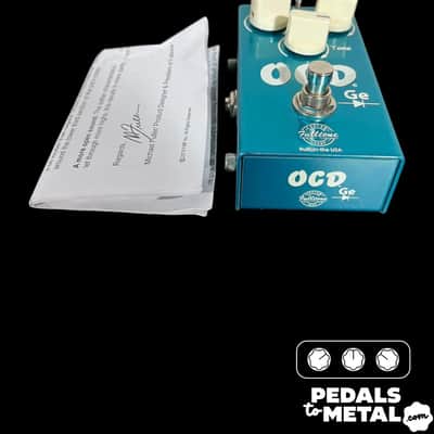Fulltone Custom Shop OCD-GE Germanium Overdrive 2019 - Tahitian Teal X14737 image 2