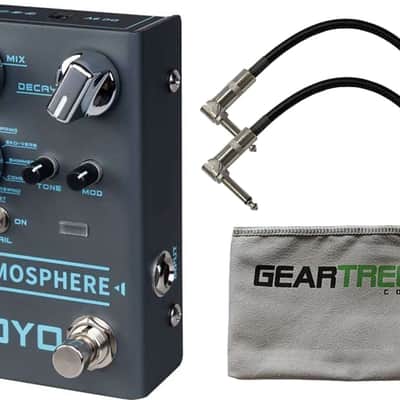 Joyo R-14 Atmosphere Reverb Effects Pedal w/ Patch Cables and Cloth image 1