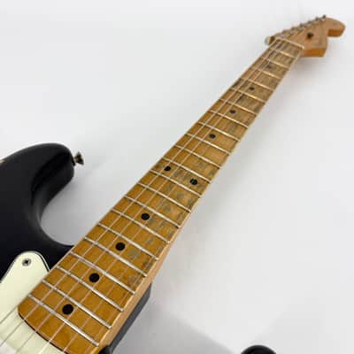 2022 Fender Vintera Road Worn 50s Stratocaster – Black image 9