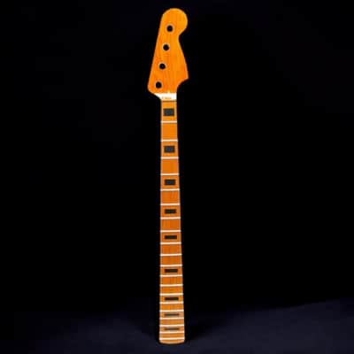 Allparts TMSWYR-RM Select Tribute Series "Tom Sawyer" Replacement Jazz Bass Neck Roasted Maple - Licensed by Fender image 2