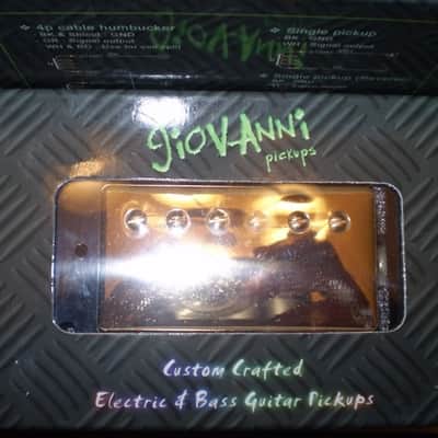 Giovanni GVH -2 CUSTOM HUMBUCKER PICKUP SET (NECK/BRIDGE) GOLD FINISH Fast US Ship Nice! image 3