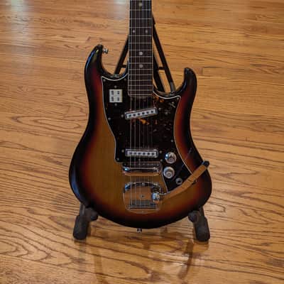 1960's Norma Electric Guitar - Sunburst - All Original - w case image 1