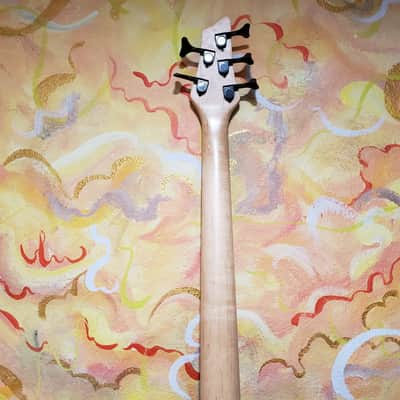 Glen Burton 5-String Electric Bass Red Burst (Used) image 12