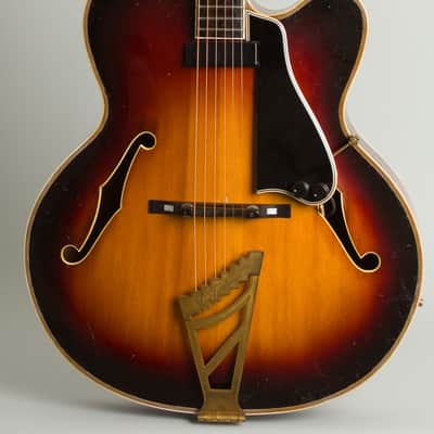 D'Angelico Special Cutaway Arch Top Acoustic Guitar (1954), ser. #1941, original brown hard shell case. image 3