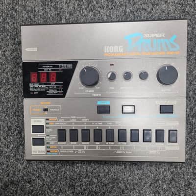 Korg DDM-110 Super Drums Drum Machine 1985 - Black
