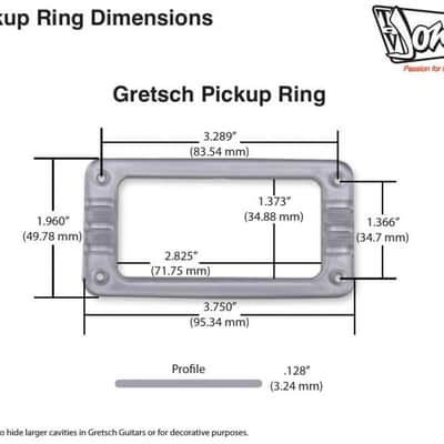 Gretsch® HiLo'Tron Bridge & Neck Pickup Set~Screws & Silver Bezels Inc.~USA/Japan~Brand New image 6