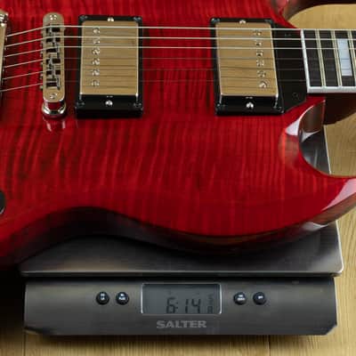 Gibson Custom M2M SG Custom Figured Top, Red Tiger CS302653 image 6