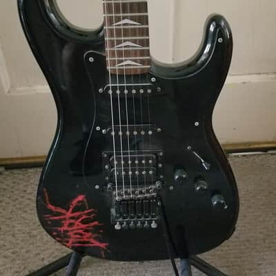 Unbranded DORK Super Strat mid 80s - Black image 2