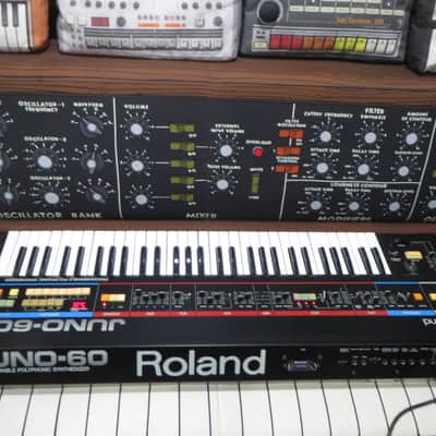 Roland Juno-60 with Tubbutec midi + controller + hardcase, FULLY RESTORED, MINT! image 11