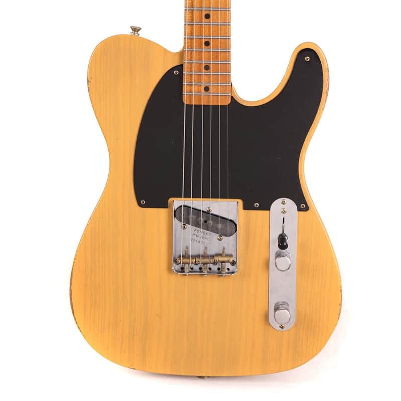 Fender Custom Shop 1953 Stealth Esquire Roasted Ash Journeyman Relic Butterscotch Blonde Masterbuilt Andy Hicks image 1