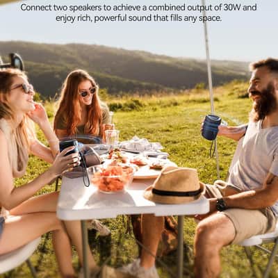 Portable Bluetooth Speaker Beach Essentials: IPX5 Waterproof for Outdoor image 8