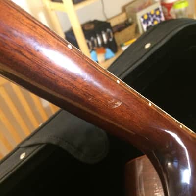 Vintage 70s Giannini Baritone Ukulele Uke Made in Brazil Gibson Tuners w/ case image 8