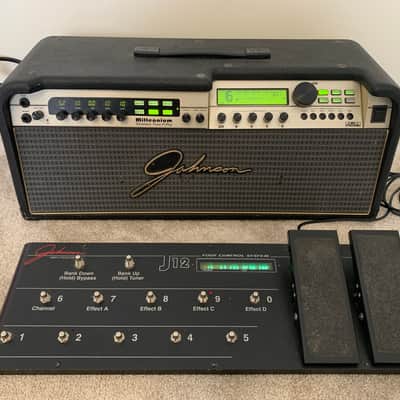 1999 Johnson Millennium JM250 Guitar Head w/j12 footswitch image 2