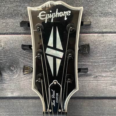 Epiphone Adam Jones Signature '79 Les Paul Custom Antique Silverburst w/ Hardshell Case image 8