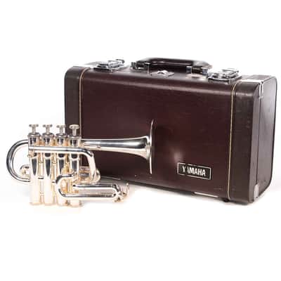 Yamaha YTR-6810S Piccolo Trumpet Silver USED image 6