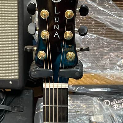 Luna Vista Bear Acoustic-Electric with Case 2010s - Natural image 4