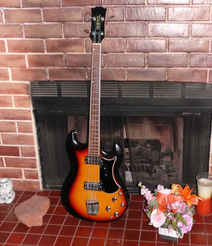 70's Vintage Univox Badazz Bass Guitar Made in Japan image 1
