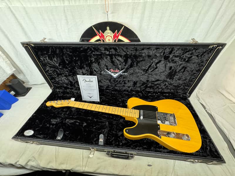 Fender USA Custom Shop American Deluxe Telecaster LH left-handed lefty Guitar with COA + Case 2008