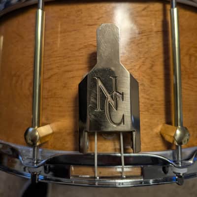 Nobel & Cooley 7x14 Solid Shell Snare Drum 2000's - Birch and Brass lugs image 1