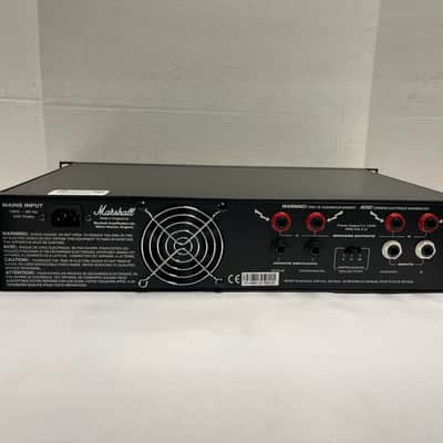 Marshall Valvestate Pro Power Amplifier 120/120 Stereo 2 Channel Watt Amp Valve Rack Mount Rackmount Billy Gibbons VTG Vintage Gold and Black image 8