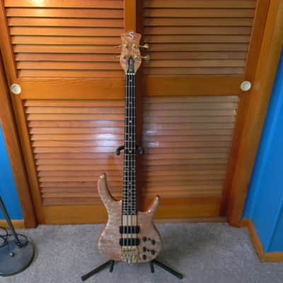 2019 Ken Smith BSR4GN 4 String Fretted Bass Quilted Maple Top and Back Brand New Authorized Dealer ! image 2