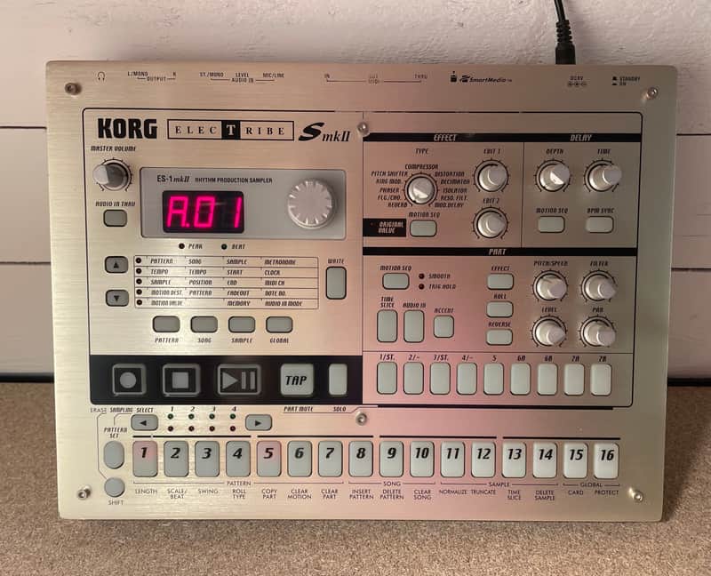 Korg Electribe-S mkII ES-1 mkII Rhythm Production Sampler 2000s Champagne image 1
