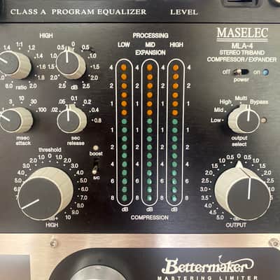 Maselec MLA-4 Stereo Triband Compressor Expander 2010s - Black 100% fully working order image 5