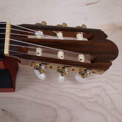 Yamaki GC-20 Grand Concert Guitar 1970's Natural Made in Japan MIJ w/ Bag image 5