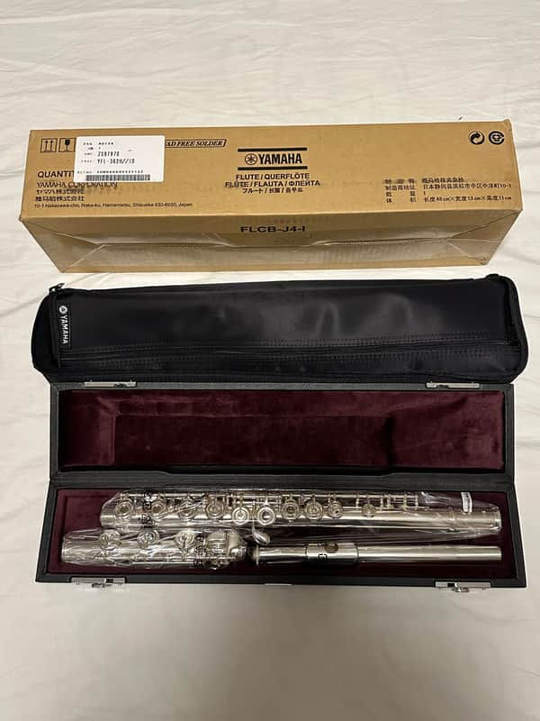Yamaha YFL-382H Intermediate Flute 2010s - Silver-Plated image 1