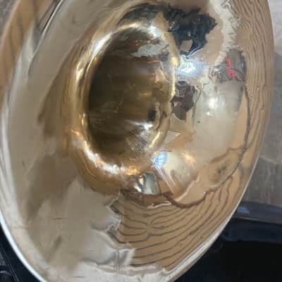 C. G. Conn 8D Silver Double French horn. Made in USA image 7