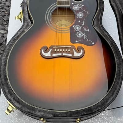 Epiphone EJ200SCE Super Jumbo (2010 - 2020) + Epiphone fitted hard case image 9