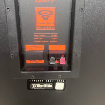 Pair Of Cerwin Vega DX-7 Speakers. 255 Watts, 4 Ohms. 34 Hz-20K Hz. image 11