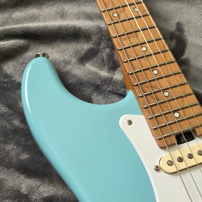 2021 Jackson MJ Series Misha Mansoor Signature So-Cal 2PT Electric Guitar - Daphne Blue + Jackson Case image 10