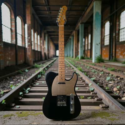 Electric Guitar Jet Guitars JT350 BK KR Kairon Limited Edition Free Setup image 1