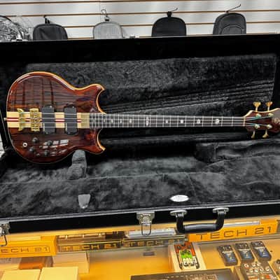 Alembic Stanley Clarke Sign Deluxe, Cocobolo / Ebony / Red and Amber LED's USED /Excellent *ONE OWNER NEVER GIGGED* *IN STOCK* image 17
