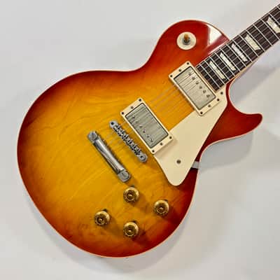 Gibson Les Paul Standard Reissue 1958 Custom Shop 2010 Washed Cherry Burst VOS image 3