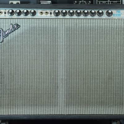 Fender Pro Reverb 2-Channel 70-Watt 2x12" Guitar Combo 1977 - 1980 - Silverface image 1