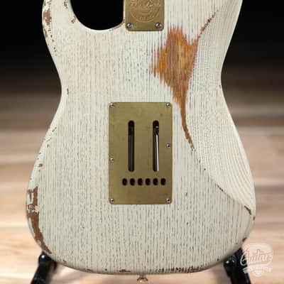 Paoletti Alfa Loft SSS Maple Neck “Stratospheric” S-Style – Heavy White image 8