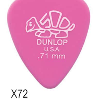 41R71 Delrin medium 71mm Sachet de 72 Dunlop image 1