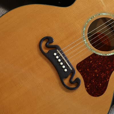 1999 Gibson J-100 Maple & Spruce Jumbo Acoustic Guitar Natural + OHSC image 4