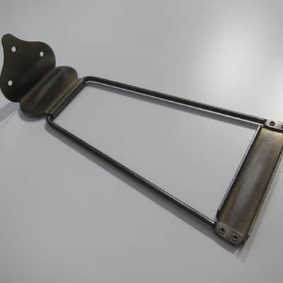 Harmony & Silvertone Archtop & Flat Top Guitar Tailpiece Authentic Vintage Part Circa-1950s-1960s-Nickel Silver image 4