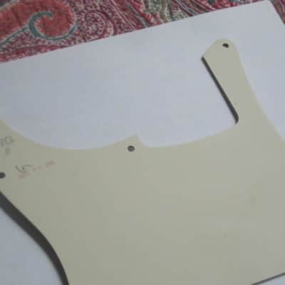 used light medium relic'd 1996 Fender Mexi Std P Bass WHITE (slightly aged) 3 Ply (w/b/w), 13 Hole PICKGUARD, NO heel truss rod adjustment notch, +wired CTS 250K audio V & T controls w/ 0.047µF capacitor & jack + knobs & screws (NO: pickups or bass) image 21