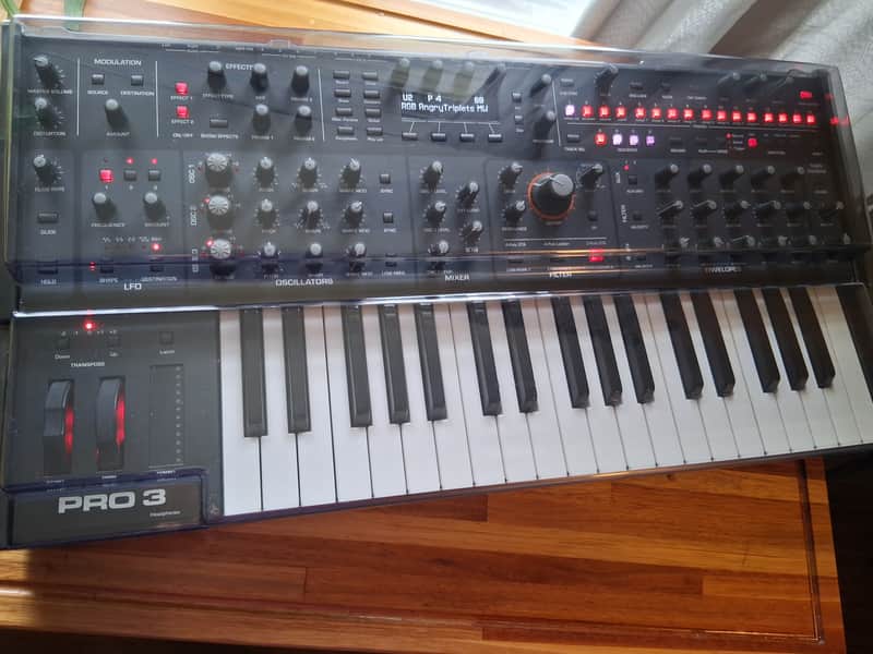 Sequential Pro 3 with Decksaver 37-Key 3-Voice Monophonic / Paraphonic Synthesizer image 1