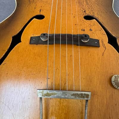 Hoyer restored archtop 1950s - trussrod, refret, pickup etc with video image 20