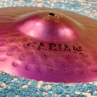 #2 SUPER RARE PSYCHEDELIC PURPLE 12" Sabian TONY VERDEROSA VFX Mini Hats 766g 1447g image 7